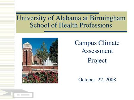 University of Alabama at Birmingham School of Health Professions