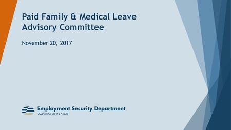 Paid Family & Medical Leave Advisory Committee