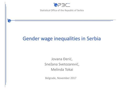 Gender wage inequalities in Serbia