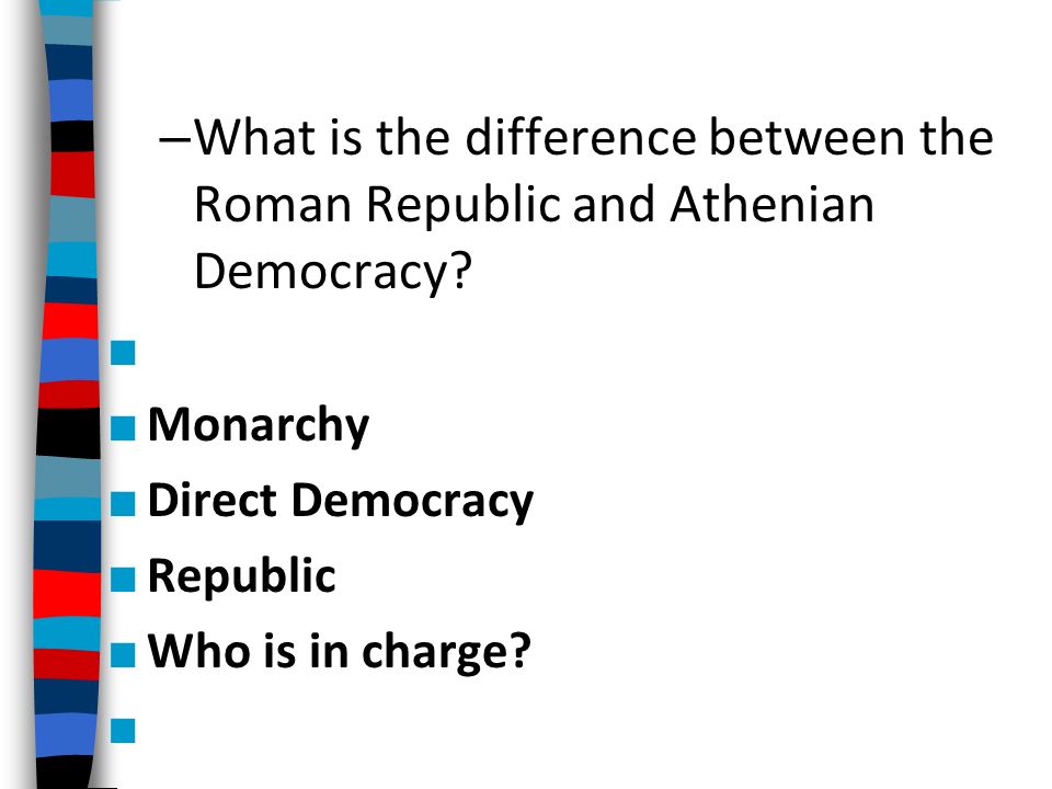 what is the difference between a republic and a democracy