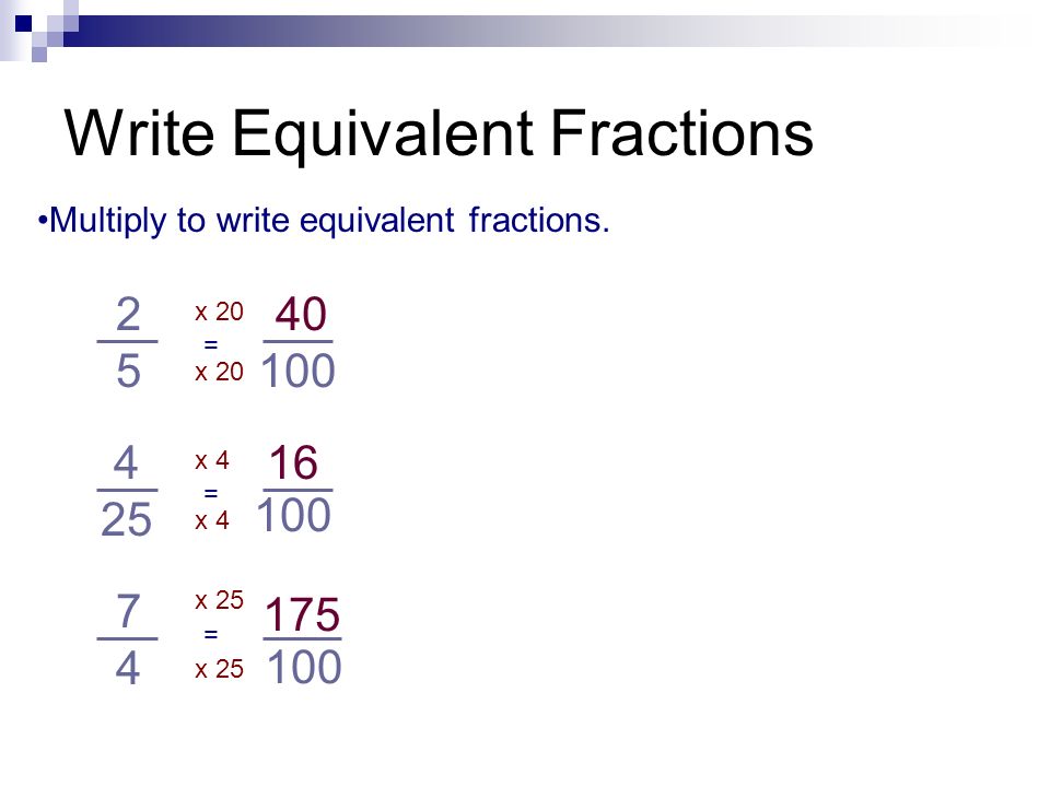 Write Equivalent Fractions Ppt Video Online Download