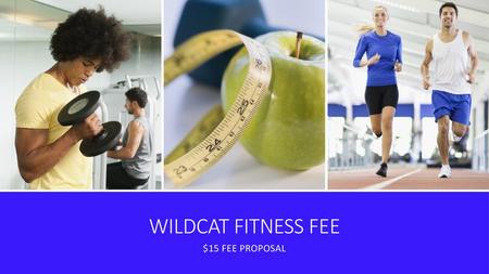 Wildcat fitness fee $15 Fee Proposal