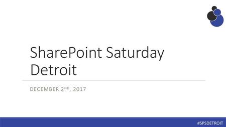 SharePoint Saturday Detroit
