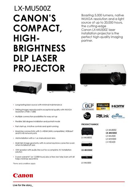 RRP: RRP: Canon Projector LV-X320 CANON Projector LV-X ppt download