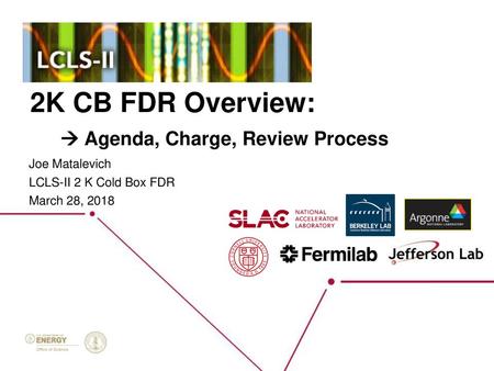 2K CB FDR Overview:  Agenda, Charge, Review Process