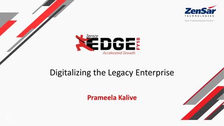 Digitalizing the Legacy Enterprise