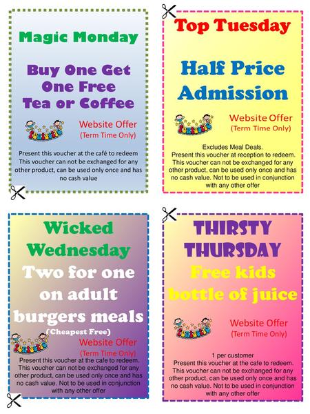 Half Price Admission Top Tuesday Wicked Wednesday