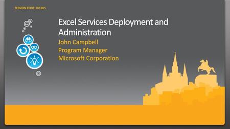 Excel Services Deployment and Administration