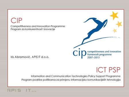 Iris Abramović, APIS IT d.o.o. ICT PSP