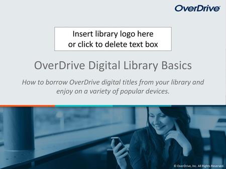 OverDrive Digital Library Basics