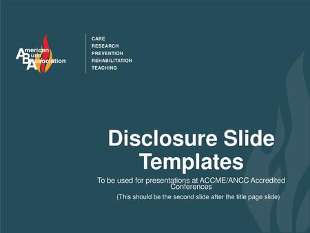 Disclosure Slide Templates