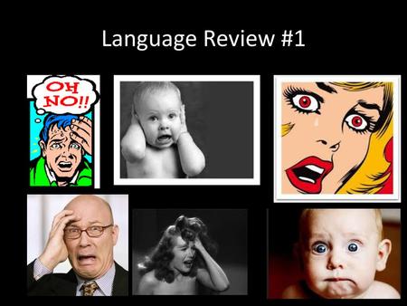 Language Review #1.