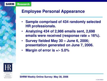 Employee Personal Appearance