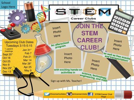 JOIN THE STEM CAREER CLUB!