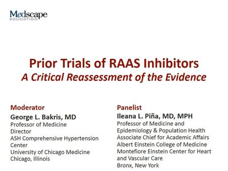 Prior Trials of RAAS Inhibitors