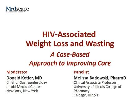 HIV-Associated Weight Loss and Wasting