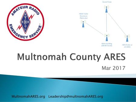 Multnomah County ARES Mar 2017