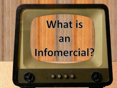 What is an Infomercial? Retro Television (Intermediate)