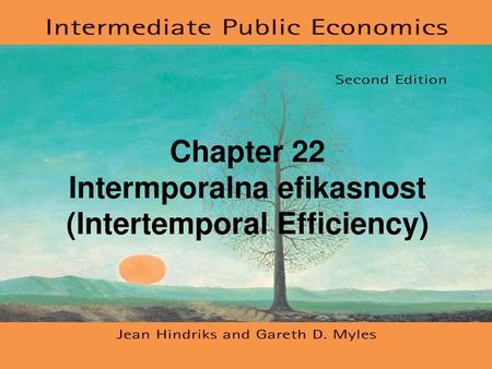 Intermporalna efikasnost (Intertemporal Efficiency)