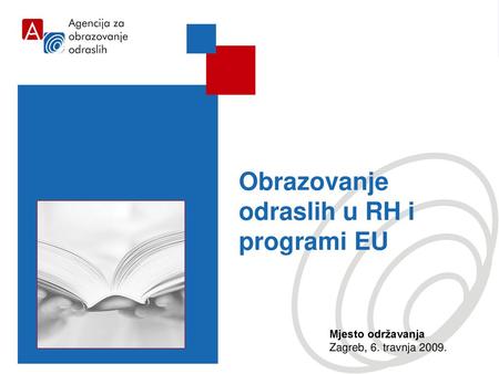 Obrazovanje odraslih u RH i programi EU