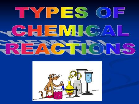 TYPES OF CHEMICAL REACTIONS.