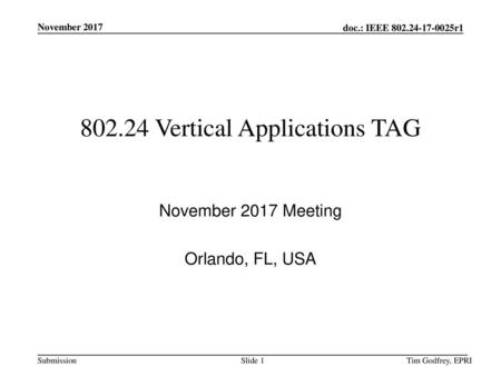 Vertical Applications TAG