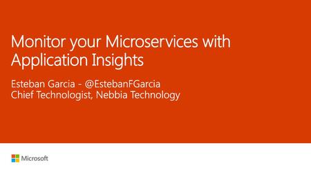 Monitor your Microservices with Application Insights