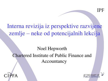 Chartered Institute of Public Finance and Accountancy
