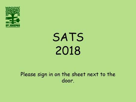 Please sign in on the sheet next to the door.