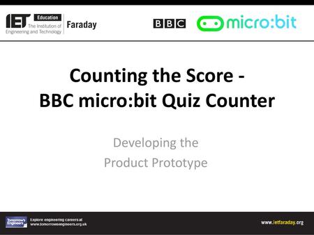 Counting the Score - BBC micro:bit Quiz Counter