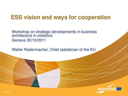 ESS vision and ways for cooperation