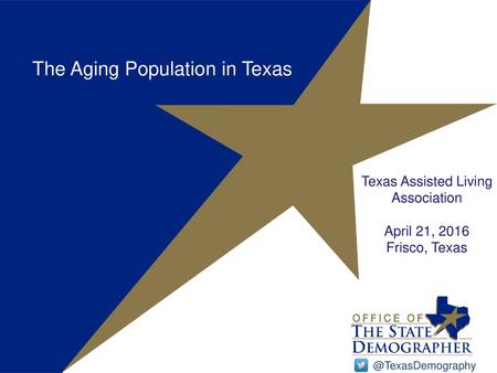 The Aging Population in Texas