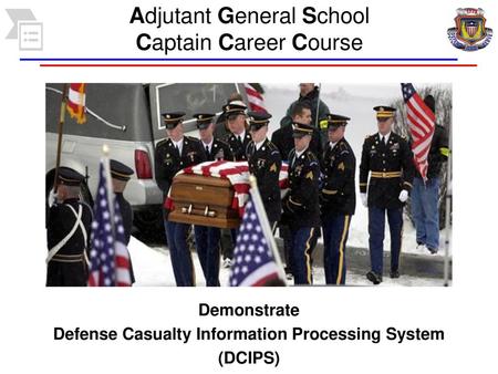 Defense Casualty Information Processing System