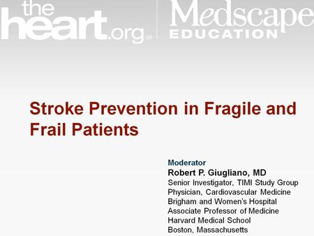 Burden of Atrial Fibrillation The Percentage of Strokes Attributable to AF Increases With Age.