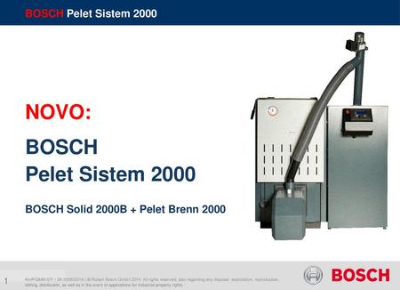 Pelet Sistem 2000 BOSCH Solid 2000B + Pelet Brenn 2000