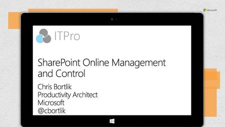 SharePoint Online Management and Control