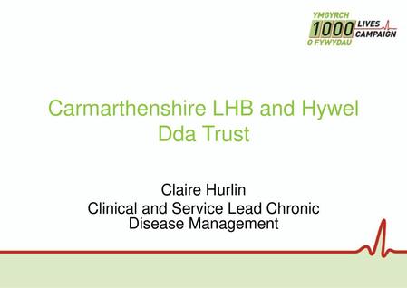 Carmarthenshire LHB and Hywel Dda Trust