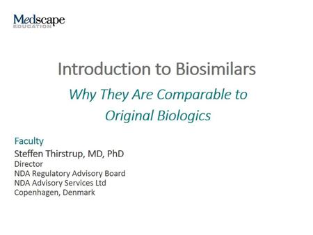 Introduction to Biosimilars