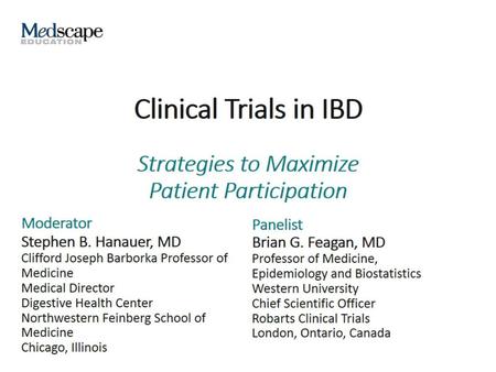 Clinical Trials in IBD.