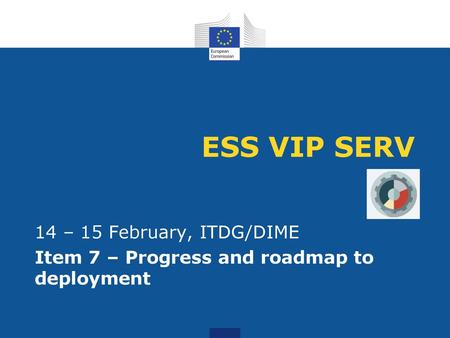 ESS VIP SERV 14 – 15 February, ITDG/DIME