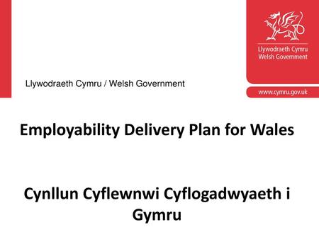 Employability Delivery Plan for Wales