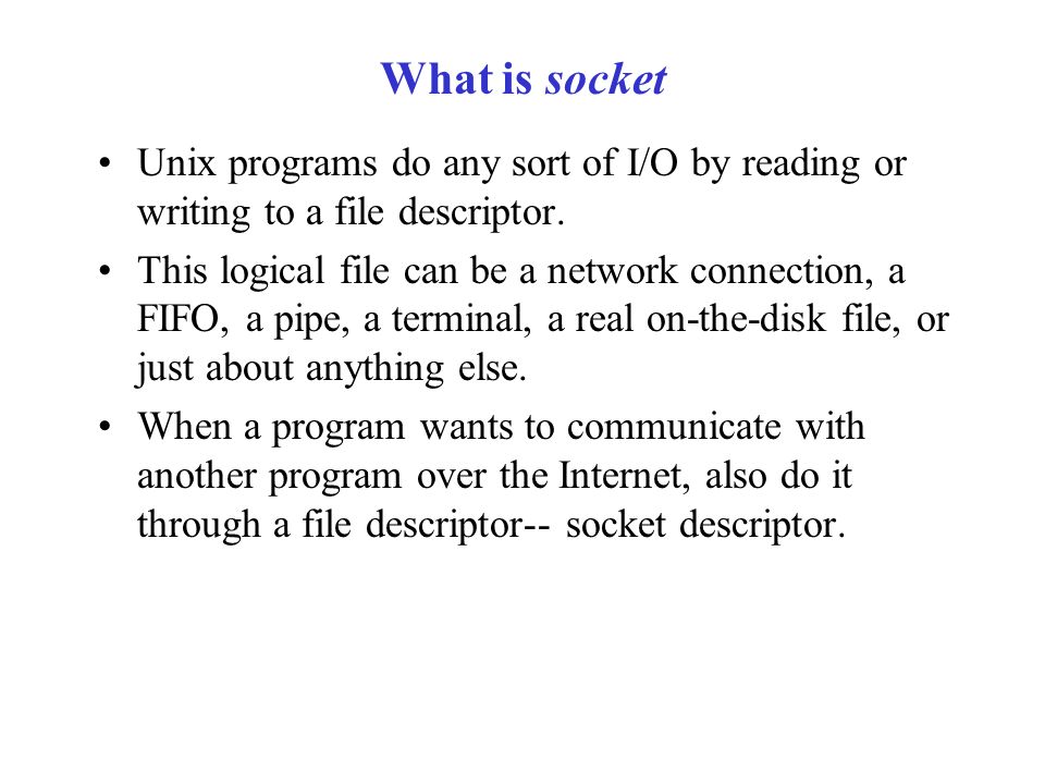 Introduction to sockets programming in c using tcp ip – Telegraph