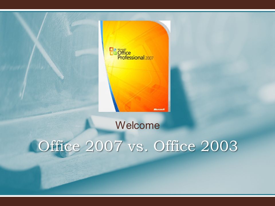 Welcome Office 2007 vs. Office Overview When you open a 2007 Microsoft  Office system program, you'll see a lot that's familiar. But you'll also. -  ppt download