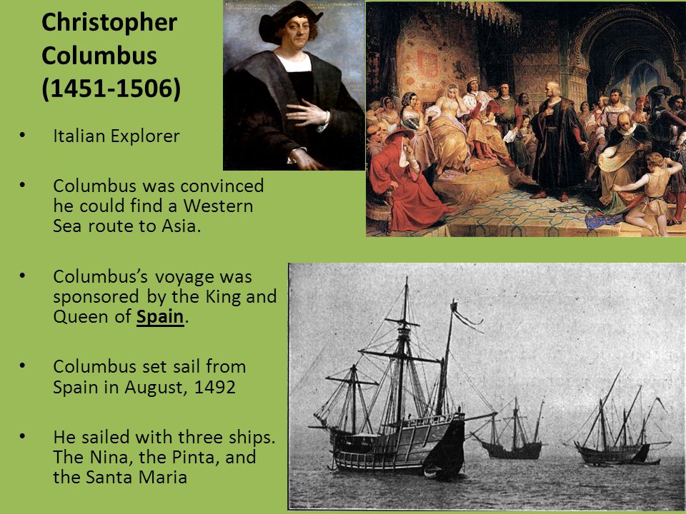 Image result for christopher columbus set sail in 1492
