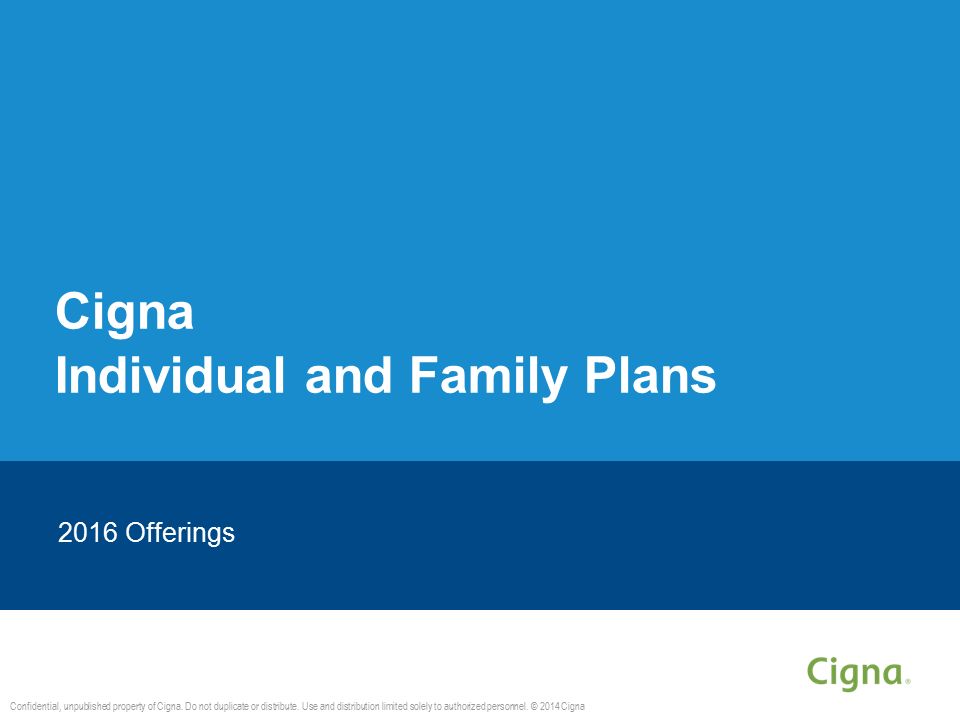 cigna family plans