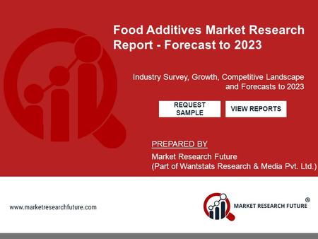 Food Additives Market Industry Survey, Growth, Competitive Landscape and Forecasts to 2023