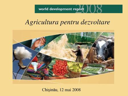 Agricultura pentru dezvoltare