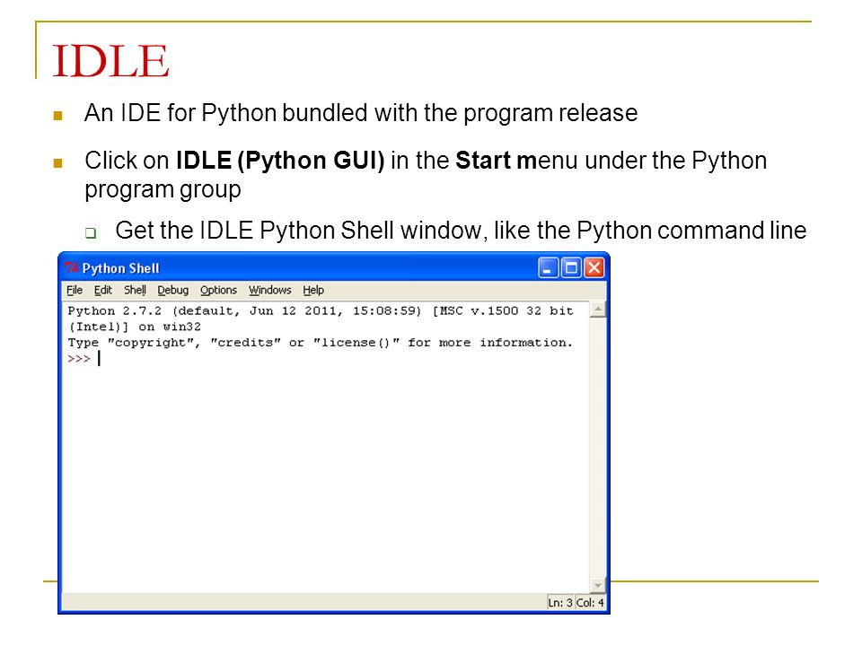 Introduction to Python IDLE