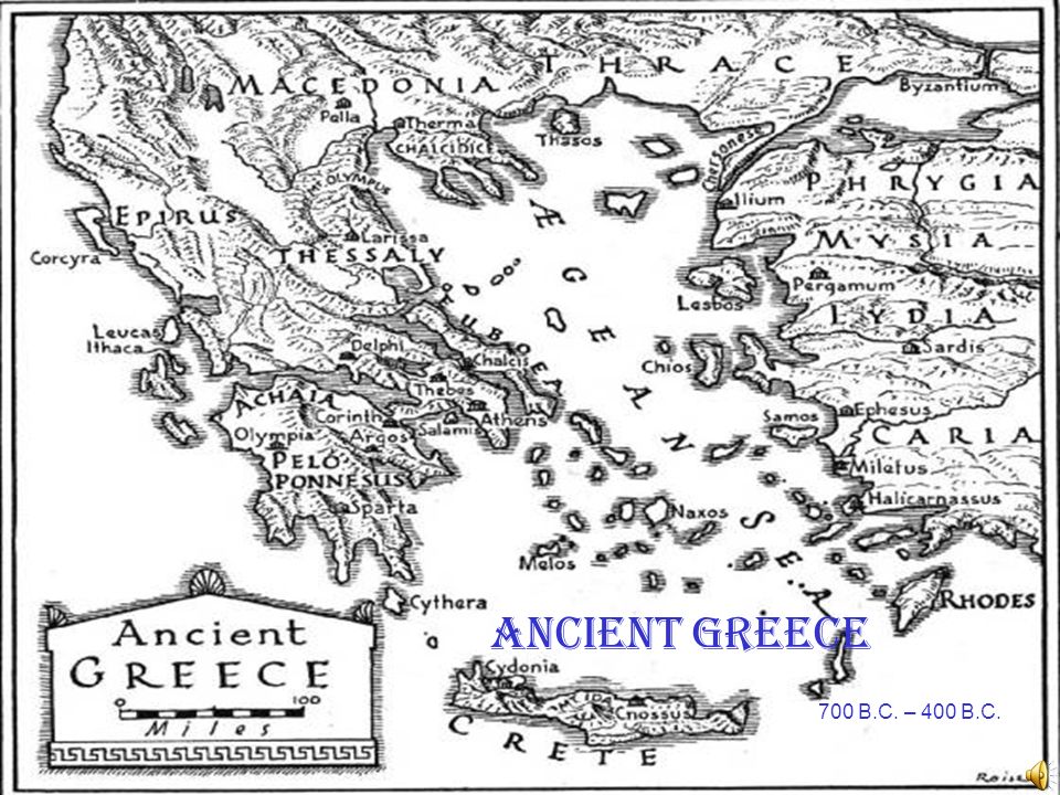 Map Of Greece 400 Bc Ancient Greece 700 B.c. – 400 B.c.. - Ppt Video Online Download