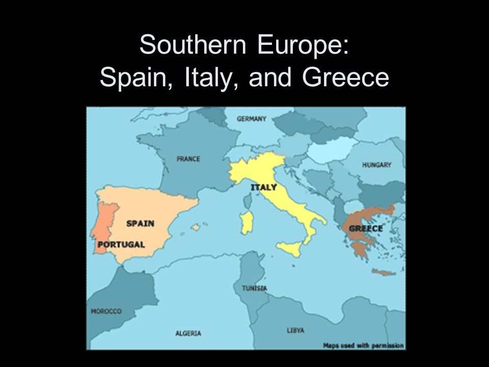 Southern Portugal map - Map of southern Portugal (Southern Europe - Europe)